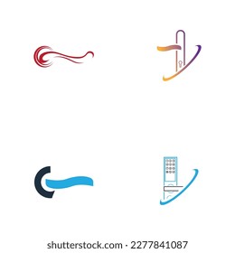 set of Door handle vector logo and symbol design