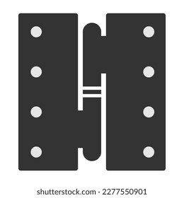 a set of door hinge icons design template. Trendy style, vector eps 10