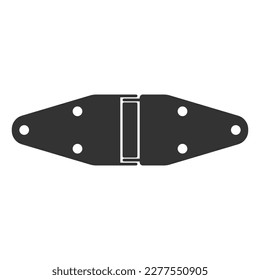 a set of door hinge icons design template. Trendy style, vector eps 10