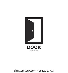 Set of door logo template vector icon illustration design 