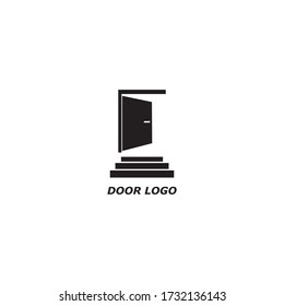 Set of door logo template vector icon illustration design 