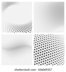 Set of dotted abstract forms.