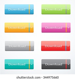 Set of download buttons