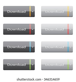 Set of download buttons