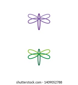 a set of dragonfly icons