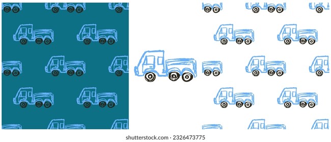 Establecer dibujos con lápices de cera. Impresión para el diseño de tejidos, textiles, tejidos, papel pintado, papel envolvente