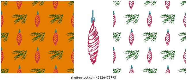 Set drawings with wax crayons. Print for cloth design, textile, fabric, wallpaper, wrapping paper