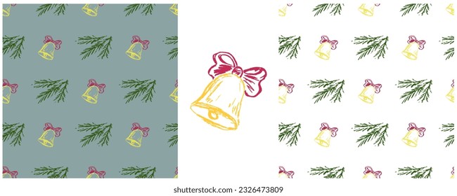 Set drawings with wax crayons. Print for cloth design, textile, fabric, wallpaper, wrapping paper