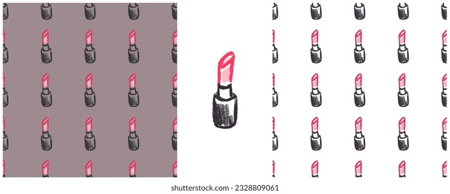 Set drawings with wax crayons. Print for cloth design, textile, fabric, wallpaper, wrapping paper