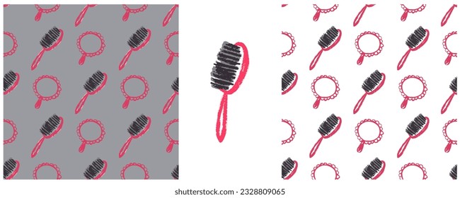 Establecer dibujos con lápices de cera. Impresión para el diseño de tejidos, textiles, tejidos, papel pintado, papel envolvente