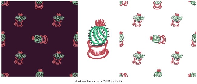 Set drawings with wax crayons. Print for cloth design, textile, fabric, wallpaper, wrapping paper