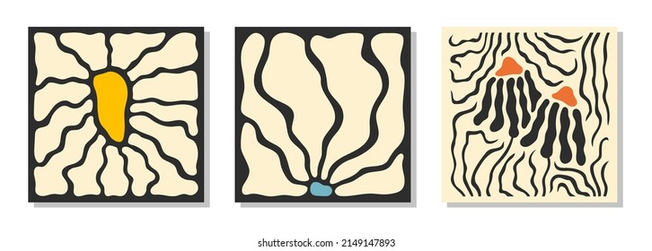 Flores dibujadas. Estilo de dibujo. Varias flores de colores para dibujar, textiles. Pintura interior. diseño plano. Ilustración vectorial de moda dibujada a mano. Cada flor está aislada.