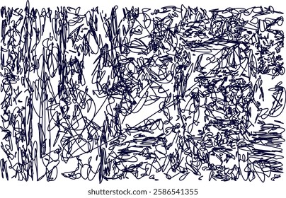 Set of drawn lettering and calligraphy swirls, squiggles. Vector ink decorations for composition. Element design. Wallpaper with black lines.