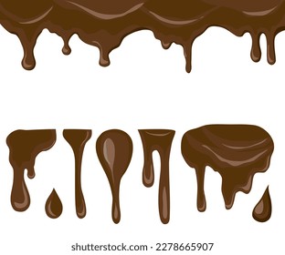 Melting Chocolate Vector Art, Icons, and Graphics for Free Download