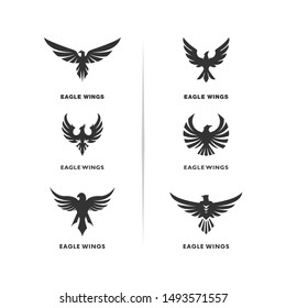 Set of Eagle Logo Design Vector. Eagle Logo Design Concepts Template