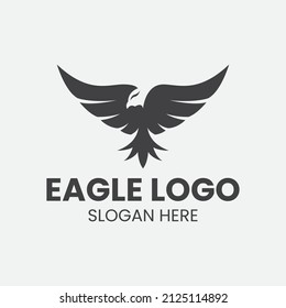 Set Eagle Logo Vector symbol