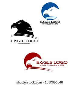 Set of Eagle logo vector template