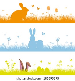 Set easter background