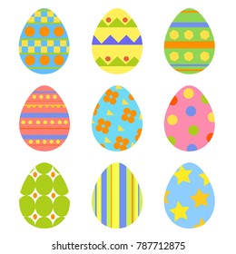 set of easter eggs.