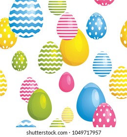 set of Easter eggs for decoration