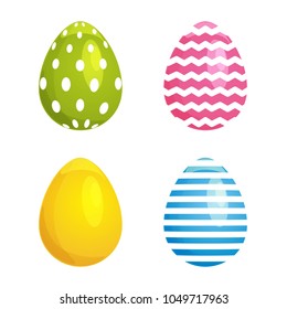 set of Easter eggs for decoration