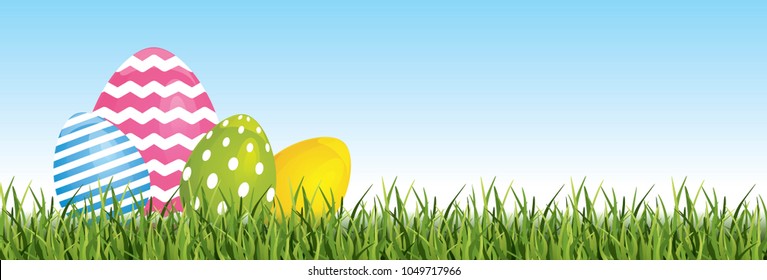 set of Easter eggs for decoration
