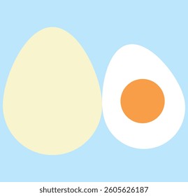 Set of easter eggs flat design on white background. Happy easter decorative elements. design eps 10 