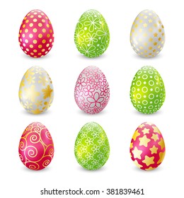 Set of Easter eggs for Your design