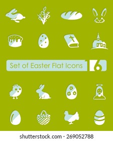 Set of easter icons