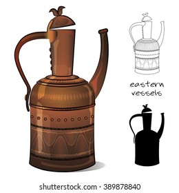 the set of eastern vessels (three images of the same vessel)