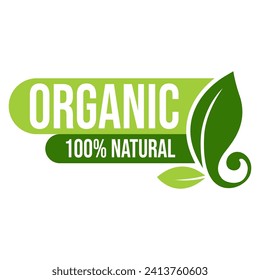 Set of eco friendly icons. Ecologic food stamps. Organic natural food labels.