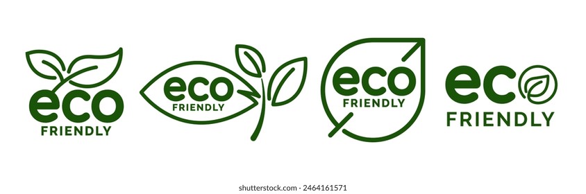 Conjunto de iconos ecológicos. Estampillas ecológicas de alimentos. Etiquetas orgánicas de alimentos naturales.	