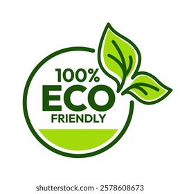 Set of eco friendly icons. Ecologic food stamps. Organic natural food labels. 100% natural, bio, vegan, green, icon, logo, badge, sticker, emblem, symbol, line, flat vector, isolated illustration.