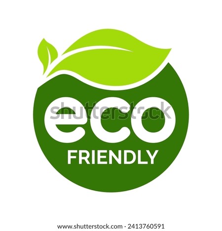 Set of eco friendly icons. Ecologic food stamps. Organic natural food labels.