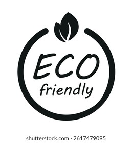 Set of eco friendly icons. Ecological food stamps. Organic natural food labels.