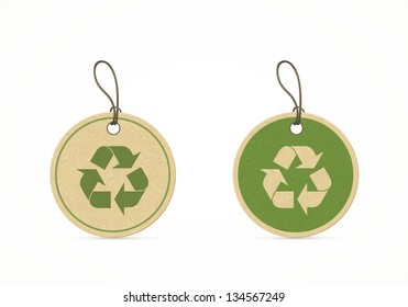 set of eco friendly labels