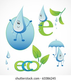 set of eco icons