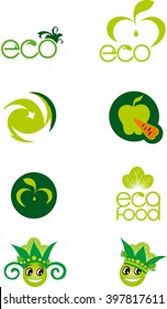 A set of eco logos