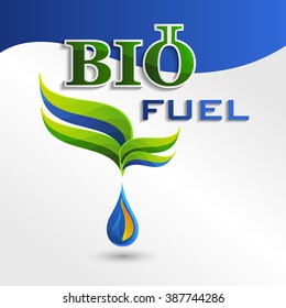 Set  Eco logos, design bio fuel elements, bio icon, natural icon, organic icon 