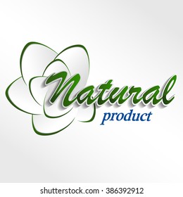 Set  Eco logos, design template elements, natural icon, natural icon, organic icon  