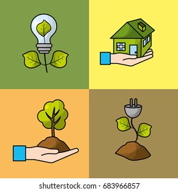 set ecological conservation with environment protection