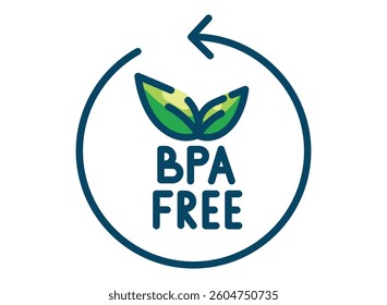 Set of an Ecology BPA Free Lineal Color Icon