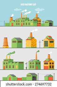 Set of ecology factory