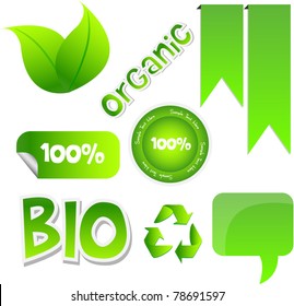 set of ecology icons