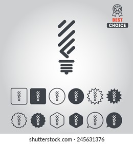 Set of ecology icons for logotypes, web design, applications, games and stickers