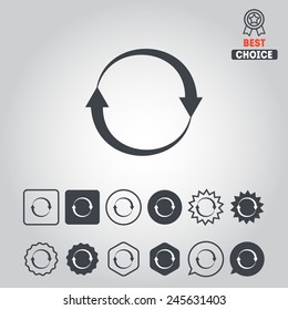 Set of ecology icons for logotypes, web design, applications, games and stickers