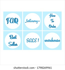 Set of e-commerce icon vector illustration.Shopping icon set for logo,web,landing page, stickers, and background