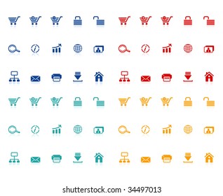 Set of e-commerce icons