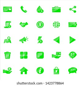 Set of ecommerce Icons with trendy flat style icon for web site design, logo, app, UI. Collection of online shopping icon. Vector illustration