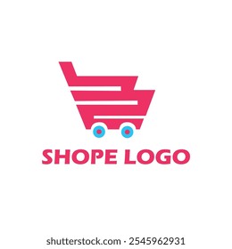 Set of e-commerce logo templates